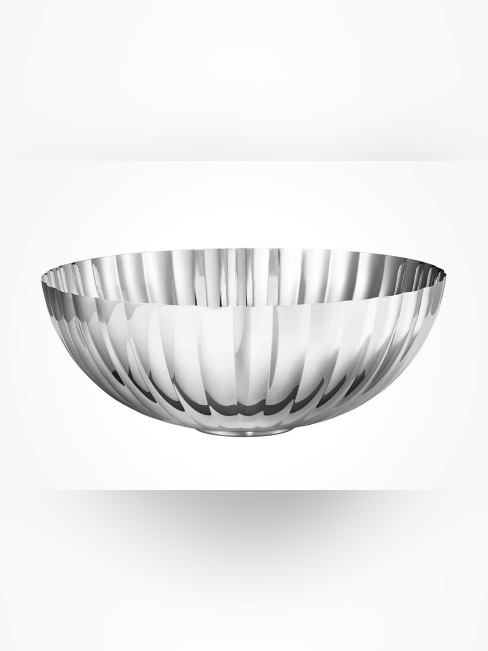 NEW Bernadotte by Georg Jensen Stainless Steel Bowl Large Modern - Vtg NOS $170